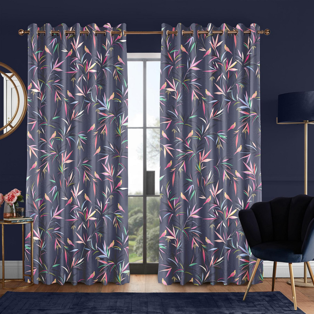 Bamboo Smokey Blue Curtains - 130741cur_ROOMSET_01.jpg