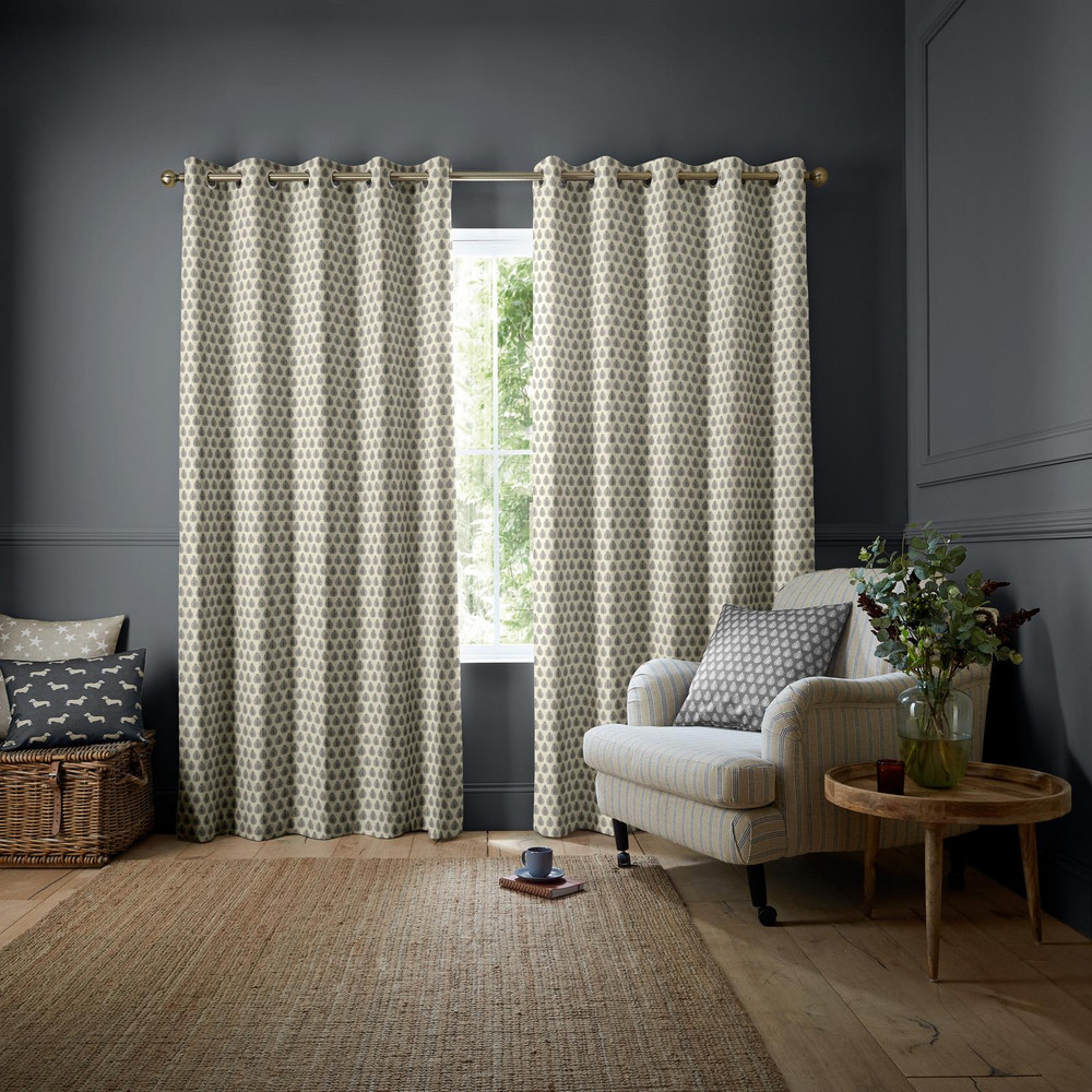 Jaipur Charcoal Curtains by Emily Bond - 131054cur_ROOMSET_01.jpg