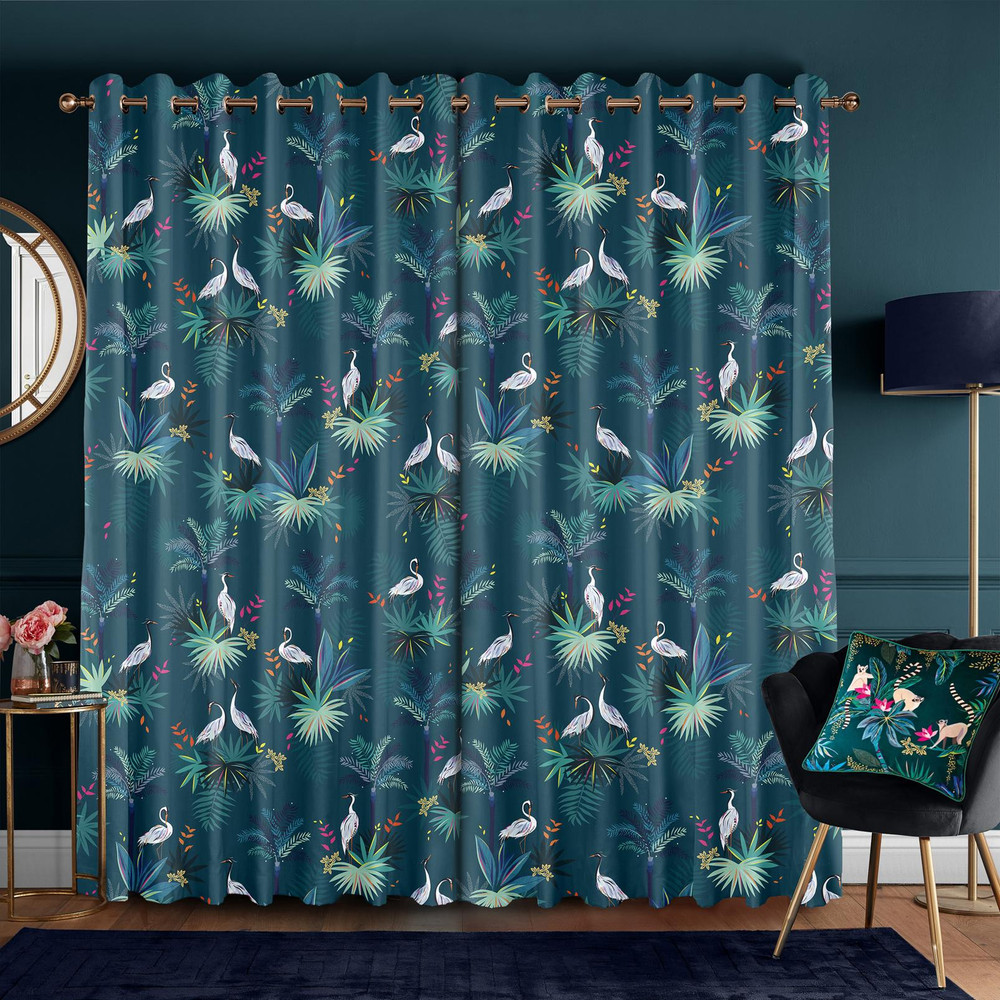 Heron Teal Curtains by Sara Miller - 131100cur_ROOMSET_02.jpg