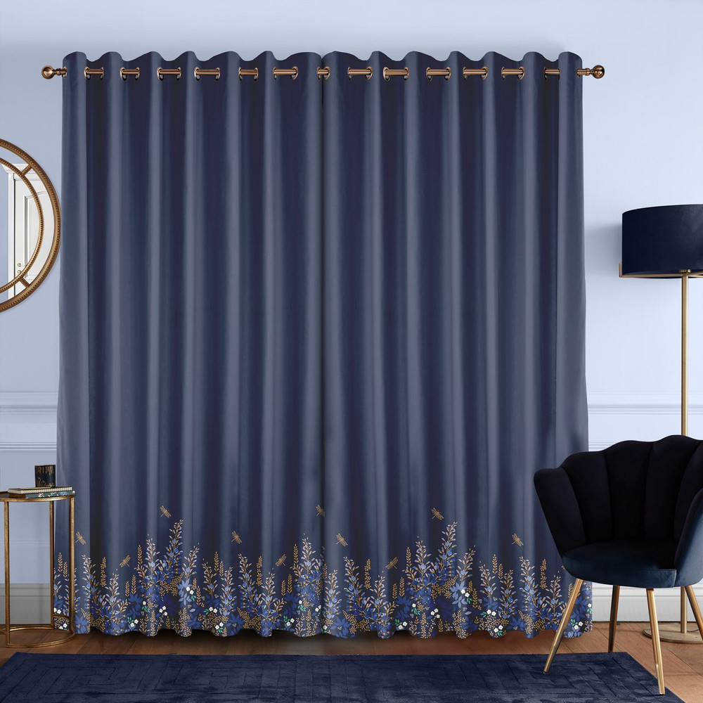 Wisteria Navy Curtains by Sara Miller - 131160cur_ROOMSET_02.jpg
