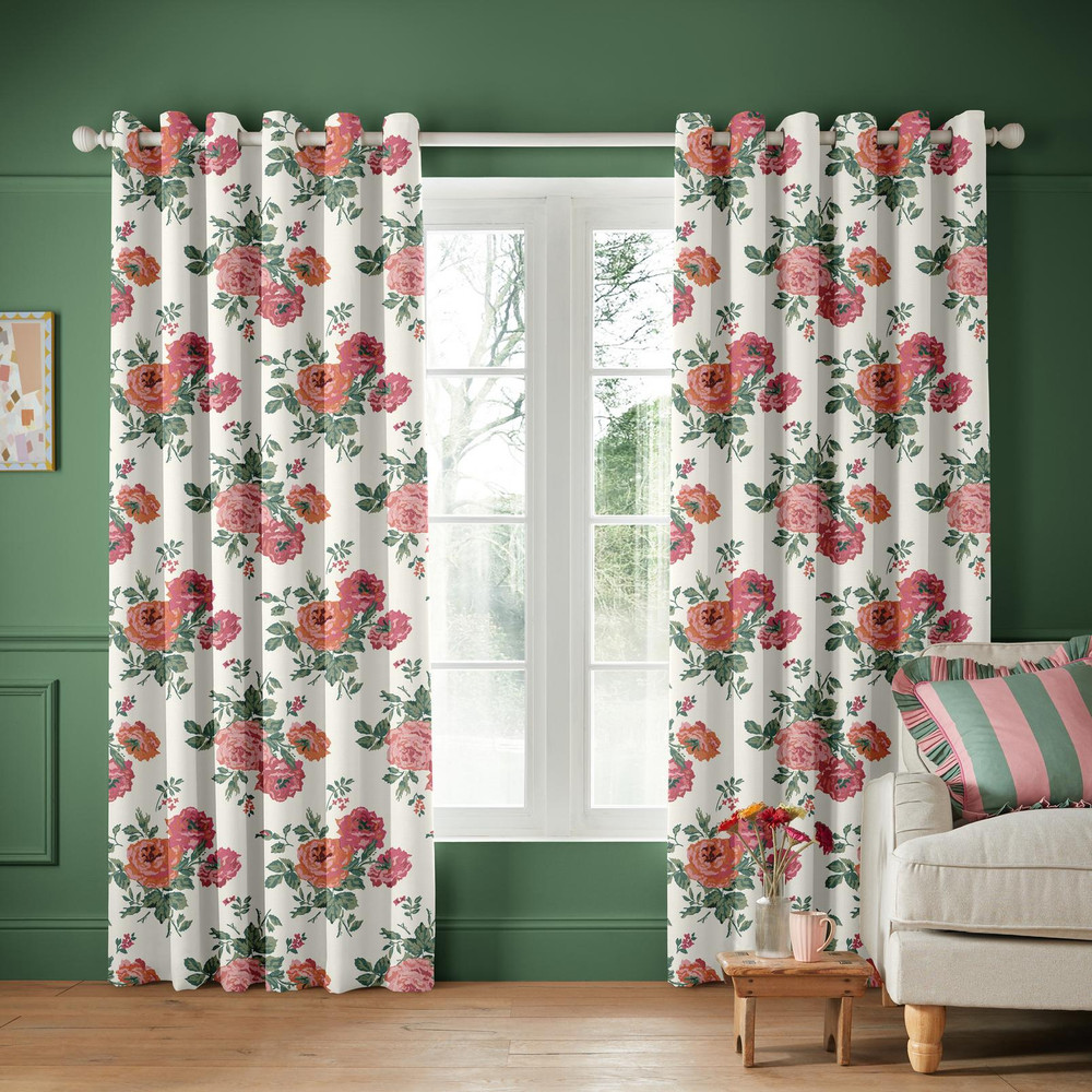 Archive Rose Pink Blooms Curtains by Cath Kidston - 130914cur_ROOMSET_01.jpg