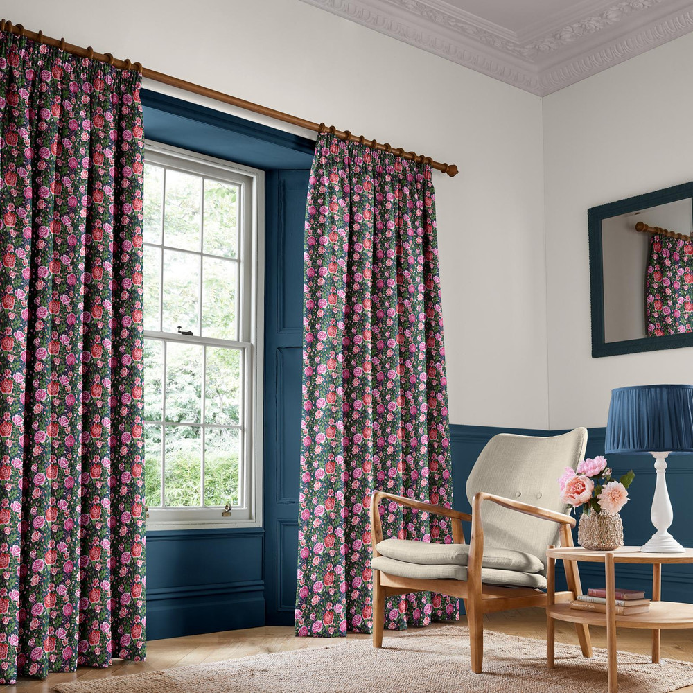 Dolly Rose Teal Curtains by Cath Kidston - 130950cur_ROOMSET_02.jpg