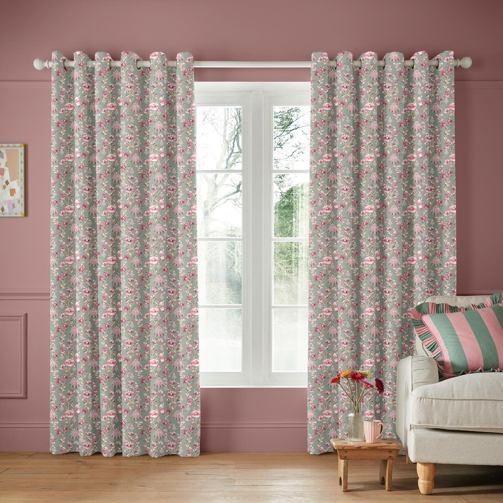 Friendship Gardens Sage Curtains by Cath Kidston - 130954cur_ROOMSET_01.jpg