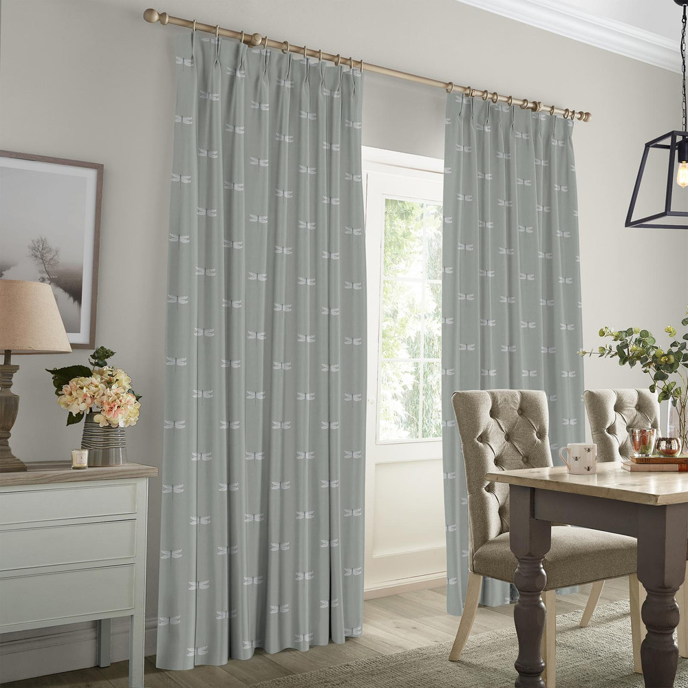 Dragonfly Grey Blue Curtains by Sophie Allport - 131193cur_ROOMSET_02.jpg