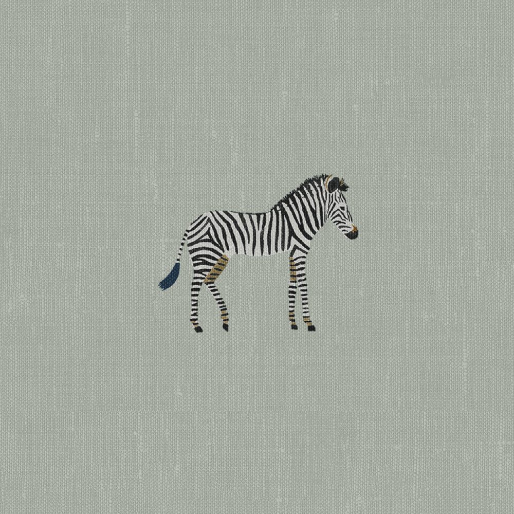 Zebra Soft Grey Blue Curtains by Sophie Allport - 130817cur_DETAIL_02.jpg