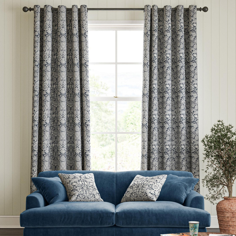 Sunflower Indigo Curtains - 130894cur_ROOMSET_02.jpg