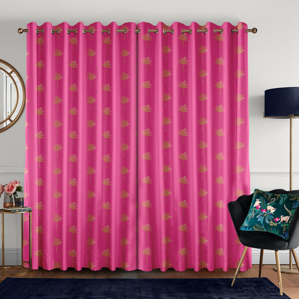 Small Palm Tree Pink Curtains - 131140cur_ROOMSET_02.jpg