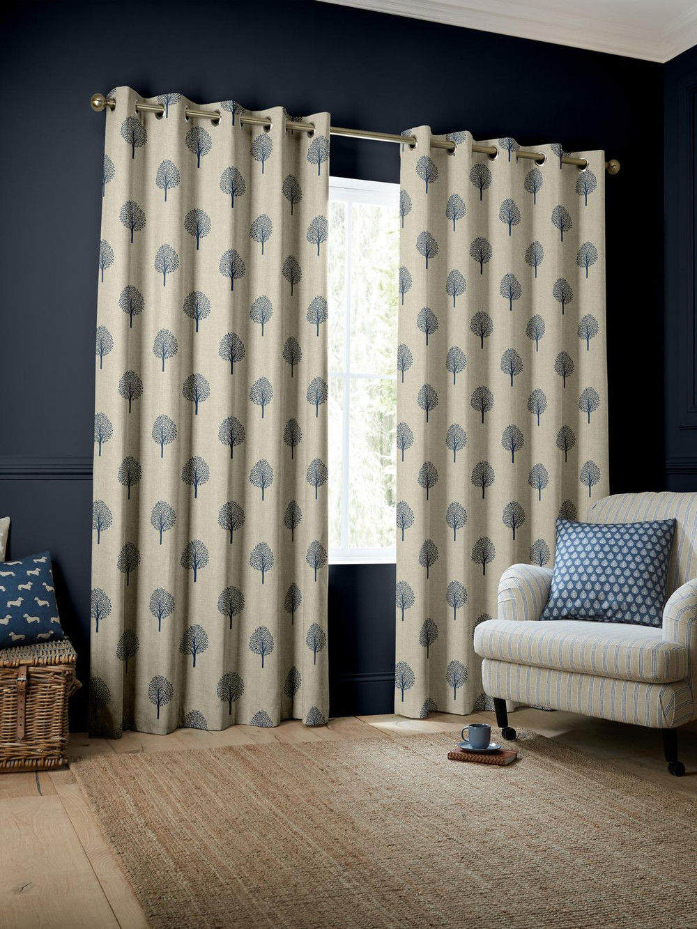 Yew Tree Navy Curtains by Emily Bond - 130644cur_ROOMSET_02.jpg