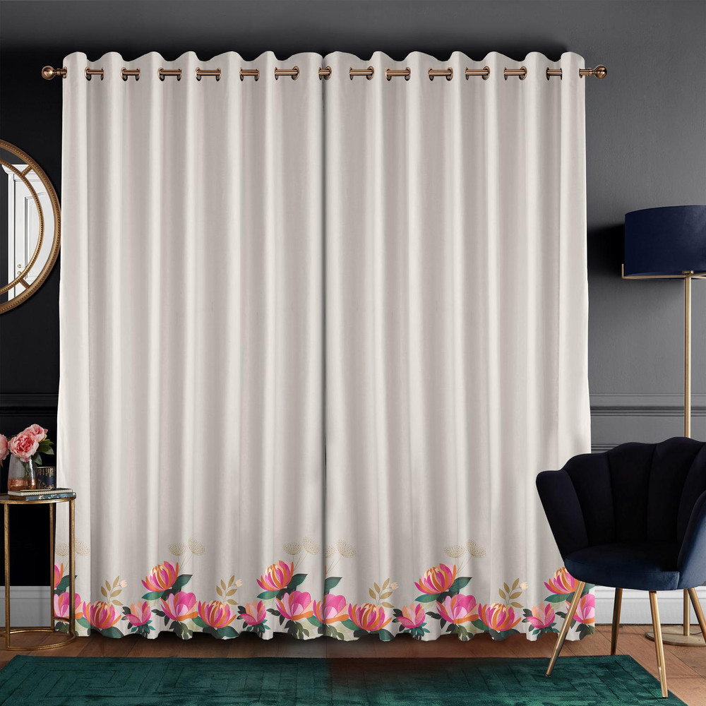 Peony Border Pale Grey Curtains by Sara Miller - 131128cur_ROOMSET_02.jpg