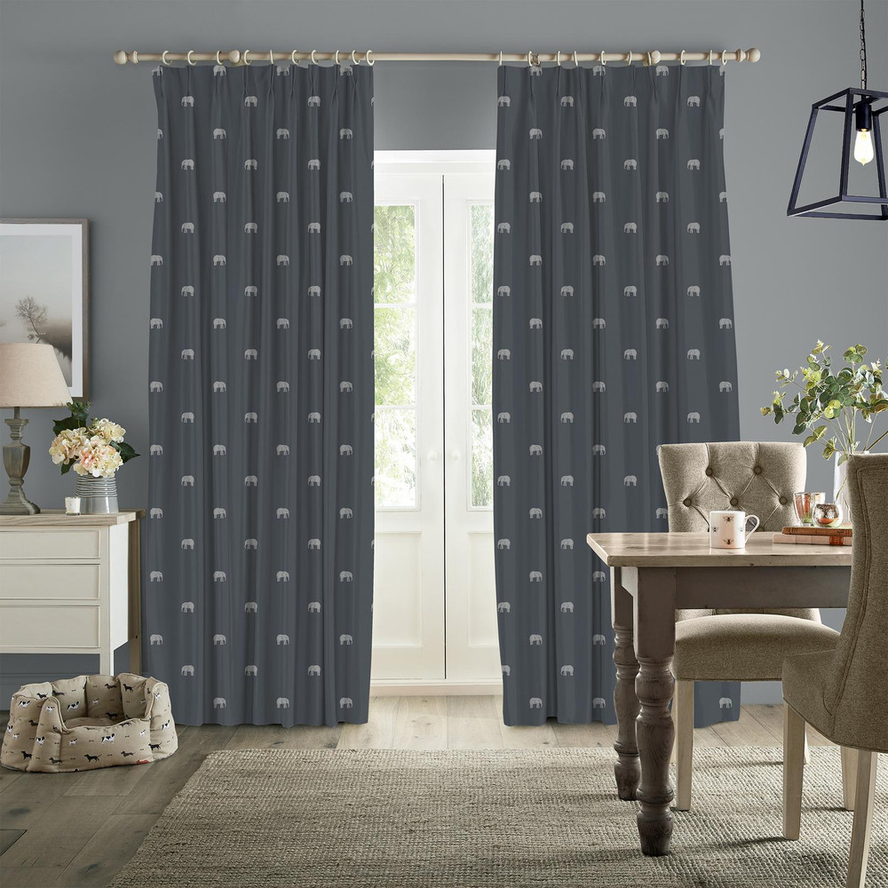 Elephant Deep Navy Curtains by Sophie Allport - 131201cur_ROOMSET_01.jpg