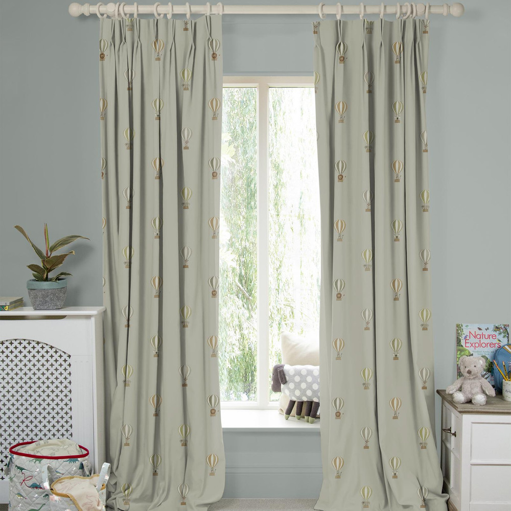 Bears & Balloons Mint Grey Curtains - 131168cur_ROOMSET_01.jpg