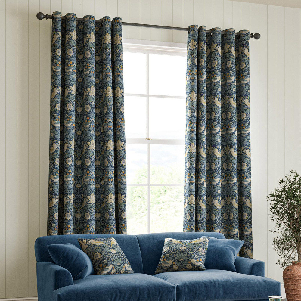 Strawberry Thief Woad Curtains by William Morris At Home - 130890cur_ROOMSET_02.jpg