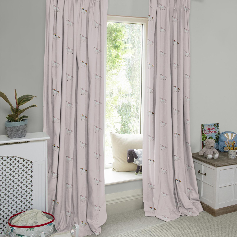 Unicorn Soft Pink Curtains by Sophie Allport - 130809cur_ROOMSET_02.jpg