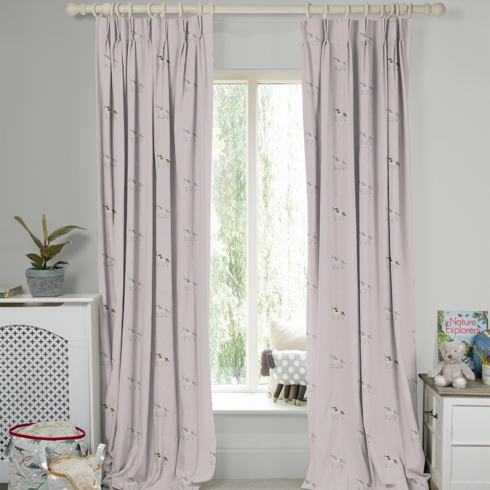 Unicorn Soft Pink Curtains by Sophie Allport - 130809cur_ROOMSET_01.jpg