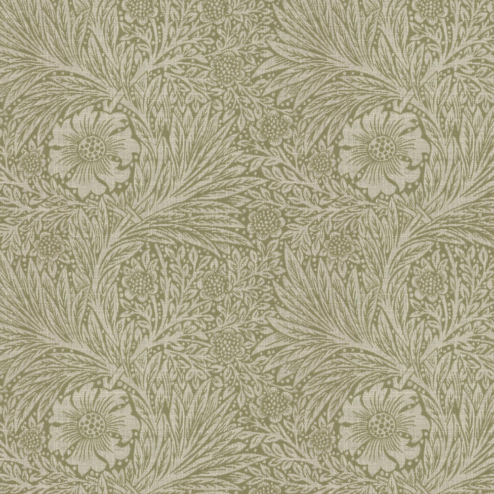 Marigold Woven Nettle Curtains by William Morris At Home - 130864cur_DETAIL_01.jpg