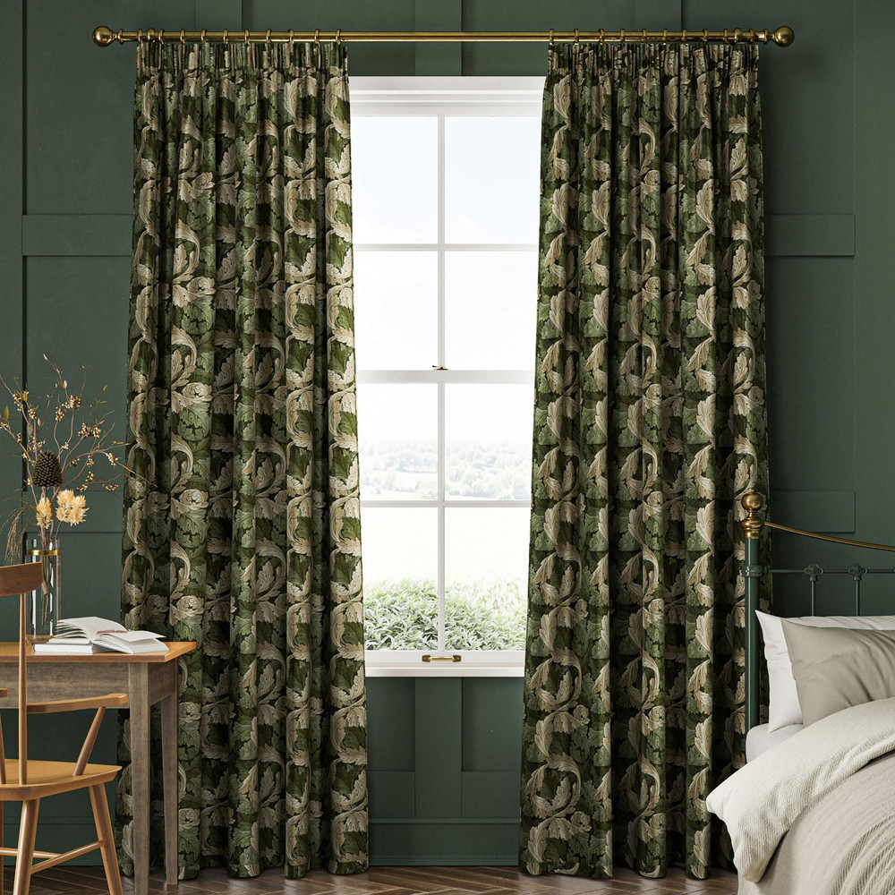 Acanthus Velvet Nettle Curtains - 130830cur_ROOMSET_01.jpg