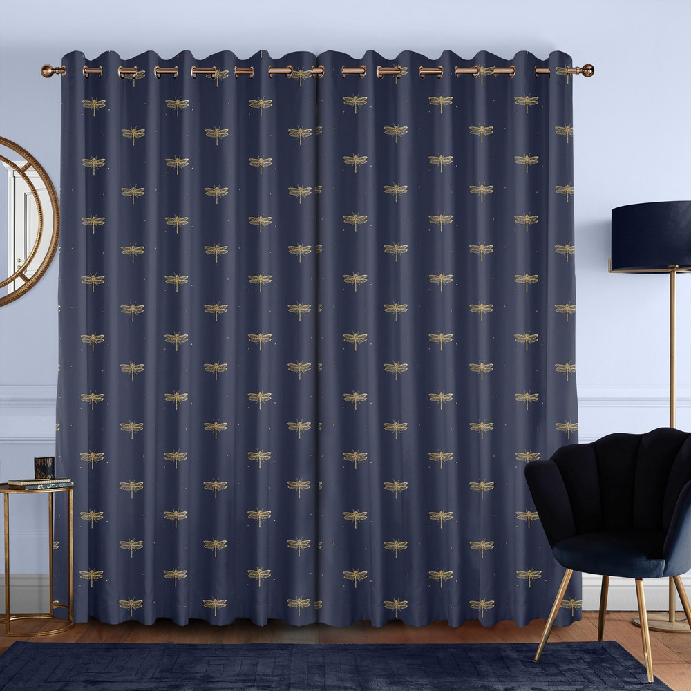 Dragonfly Navy Curtains - 131076cur_ROOMSET_02.jpg