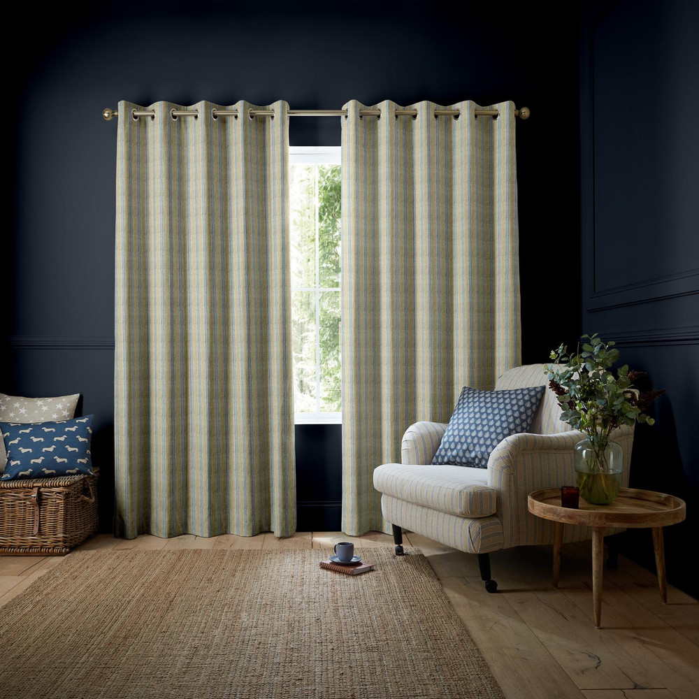 George Stripe Indigo Curtains by Emily Bond - 131033cur_ROOMSET_01.jpg