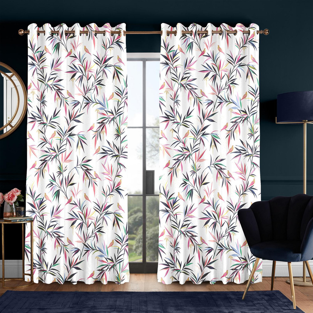 Bamboo White Curtains by Sara Miller - 130748cur_ROOMSET_01.jpg