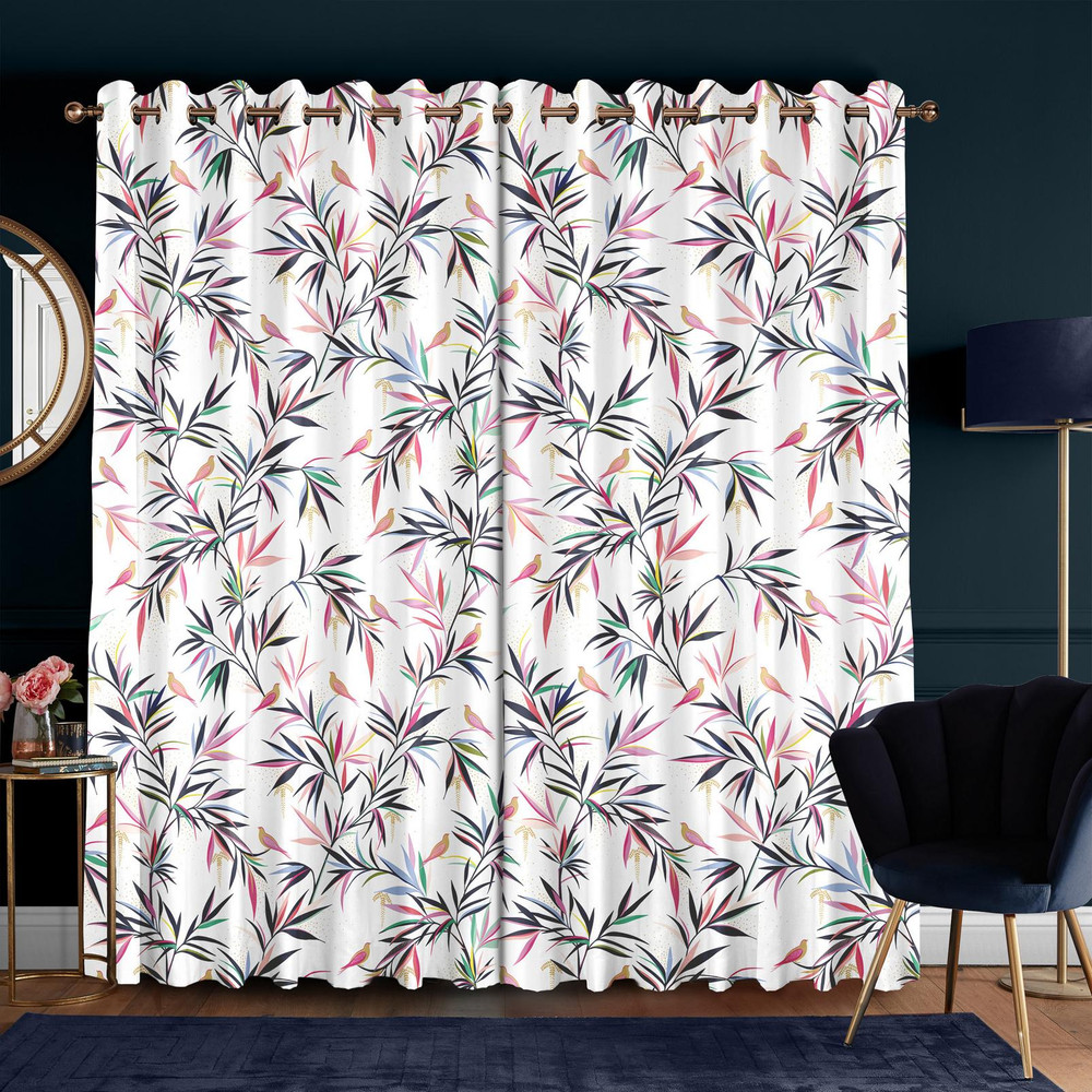 Bamboo White Curtains by Sara Miller - 130748cur_ROOMSET_02.jpg