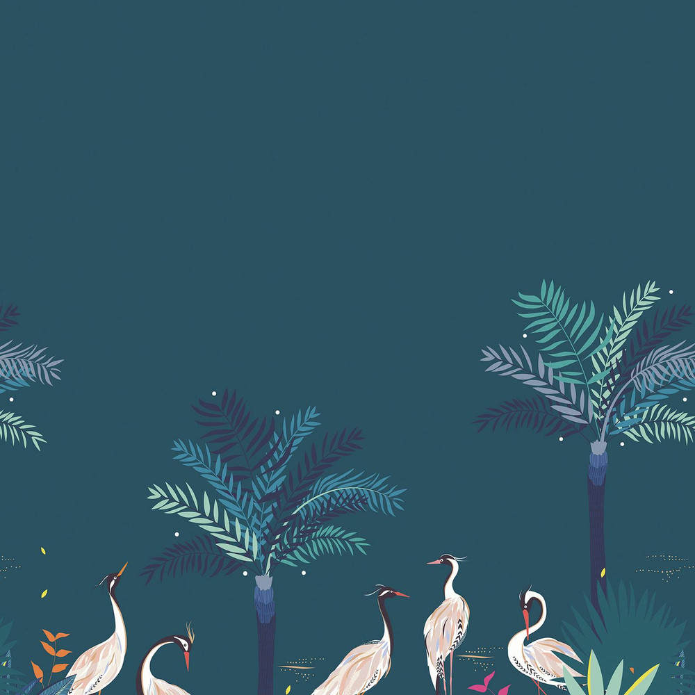 Heron Border Curtains by Sara Miller - 131092cur_DETAIL_01.jpg