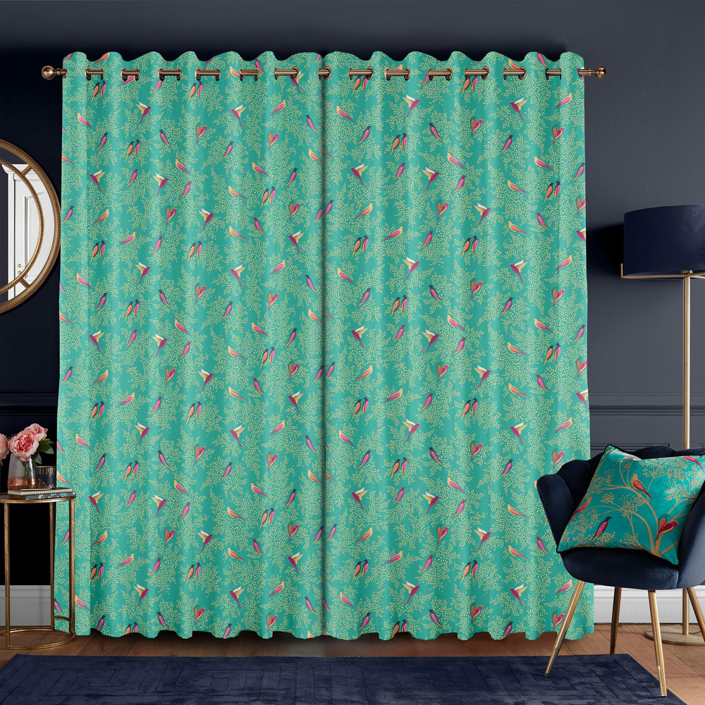 Green Birds Curtains by Sara Miller - 131088cur_ROOMSET_02.jpg