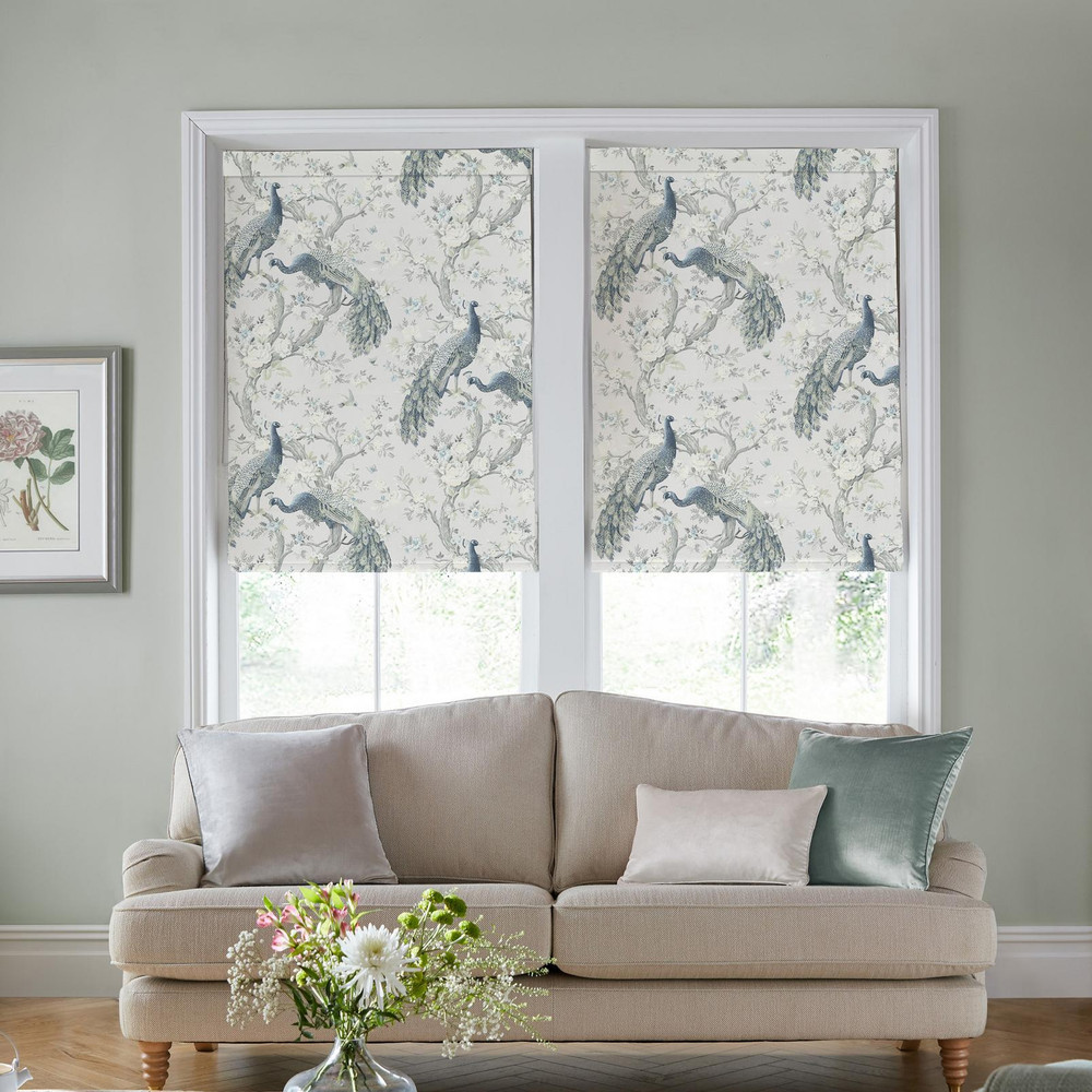 Belvedere Midnight Roman Blind by Laura Ashley - 130666rom_ROOMSET_01.jpg