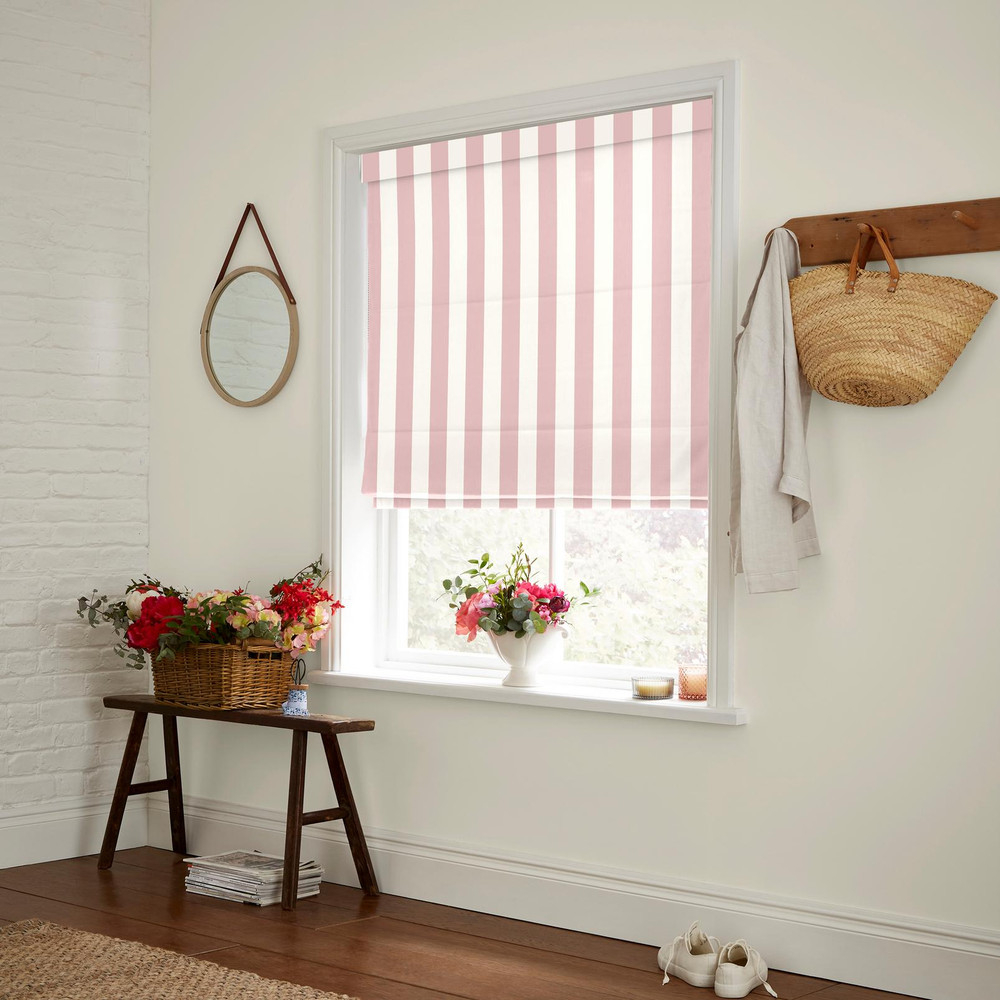 Canopy Stripe Pink Roman Blind by Cath Kidston - 130926rom_ROOMSET_02.jpg