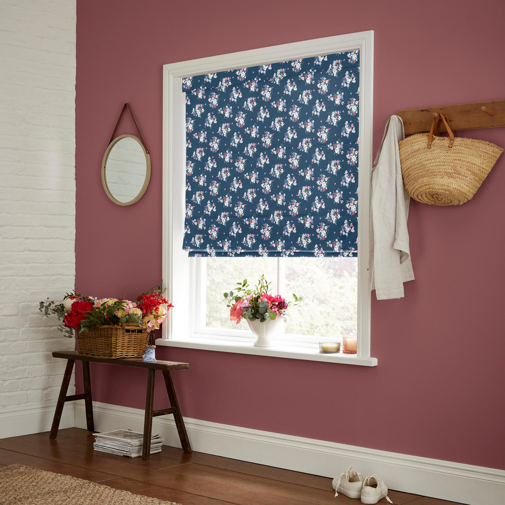 Clifton Floral Navy Roman Blind - 130942rom_ROOMSET_02.jpg