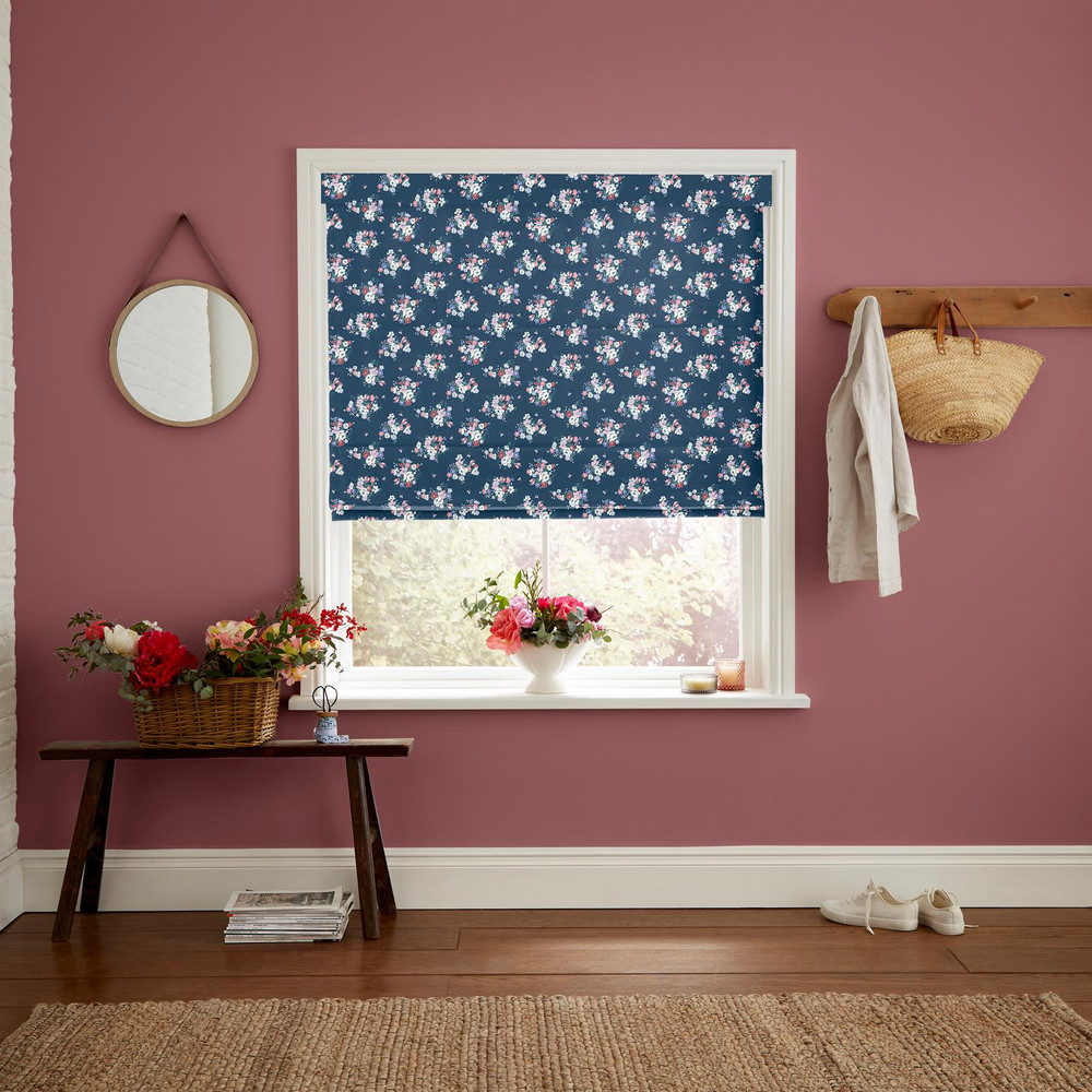 Clifton Floral Navy Roman Blind - 130942rom_ROOMSET_01.jpg