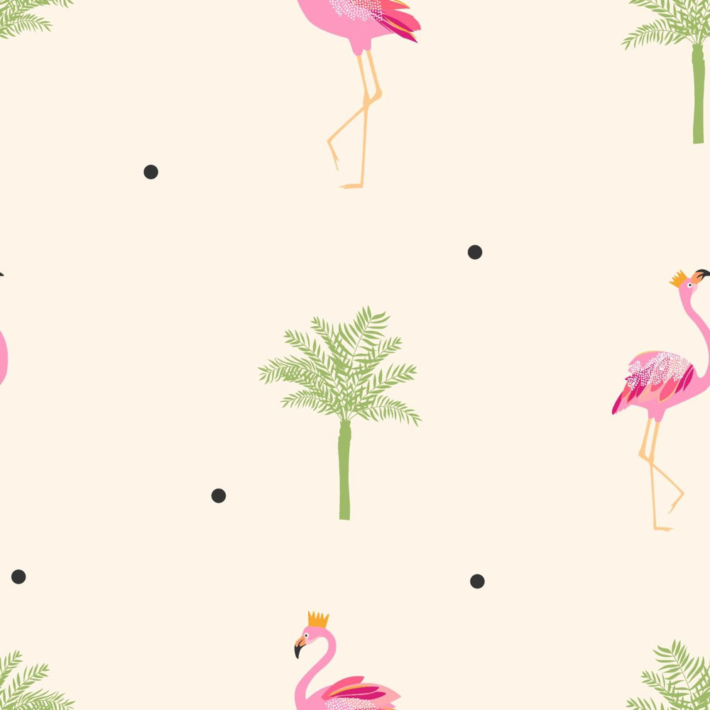 Flamingo Cream Roman Blind by Sara Miller - 131084rom_DETAIL_01.jpg