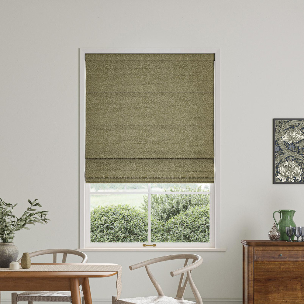 Willow Woven Sage Roman Blind by William Morris At Home - 130910rom_ROOMSET_01.jpg
