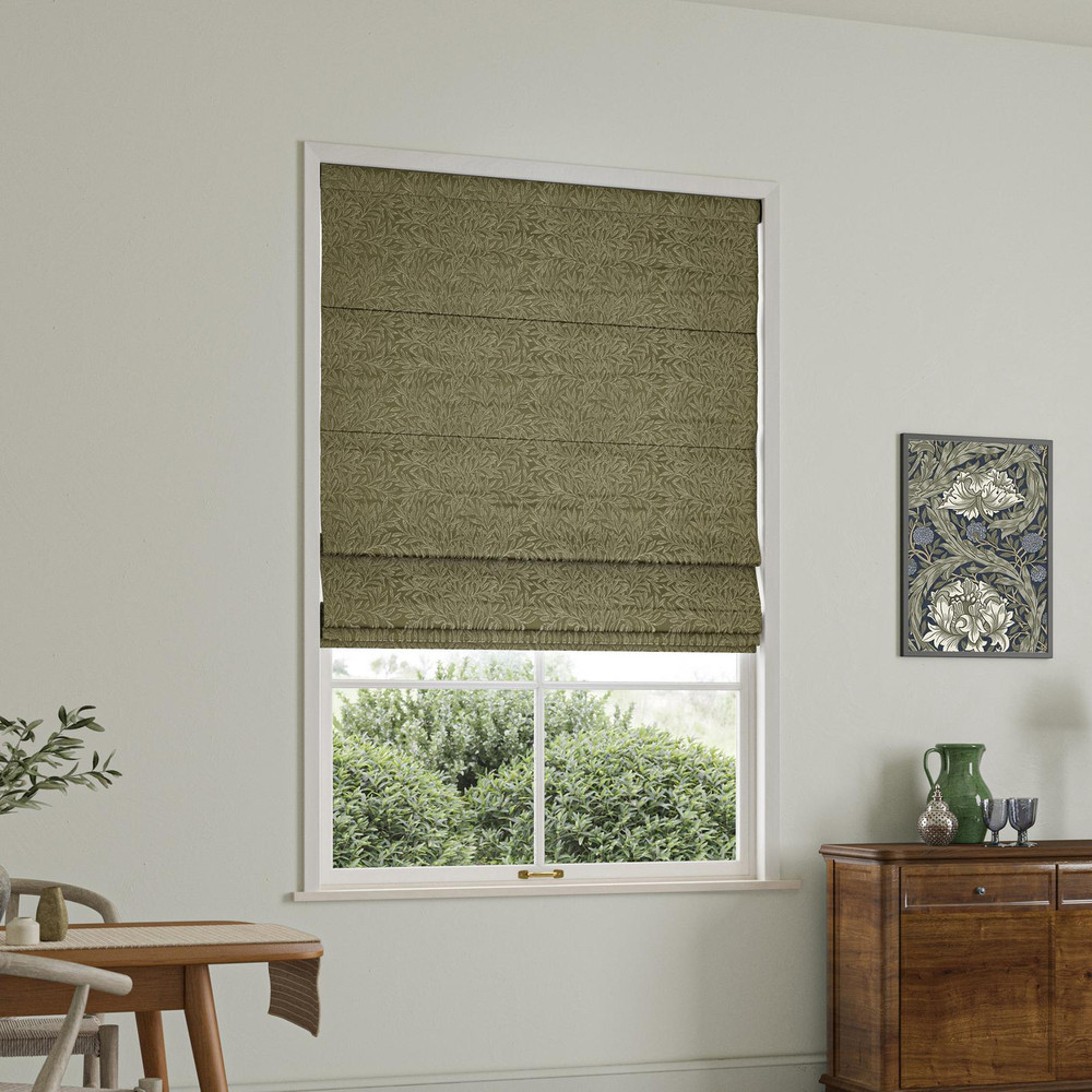 Willow Woven Sage Roman Blind by William Morris At Home - 130910rom_ROOMSET_02.jpg