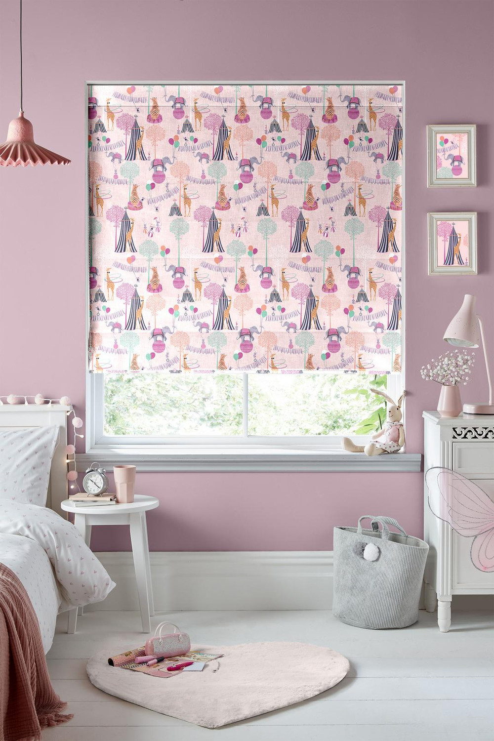 Circus Pink Roman Blind by Sara Miller - 131072rom_ROOMSET_01.jpg