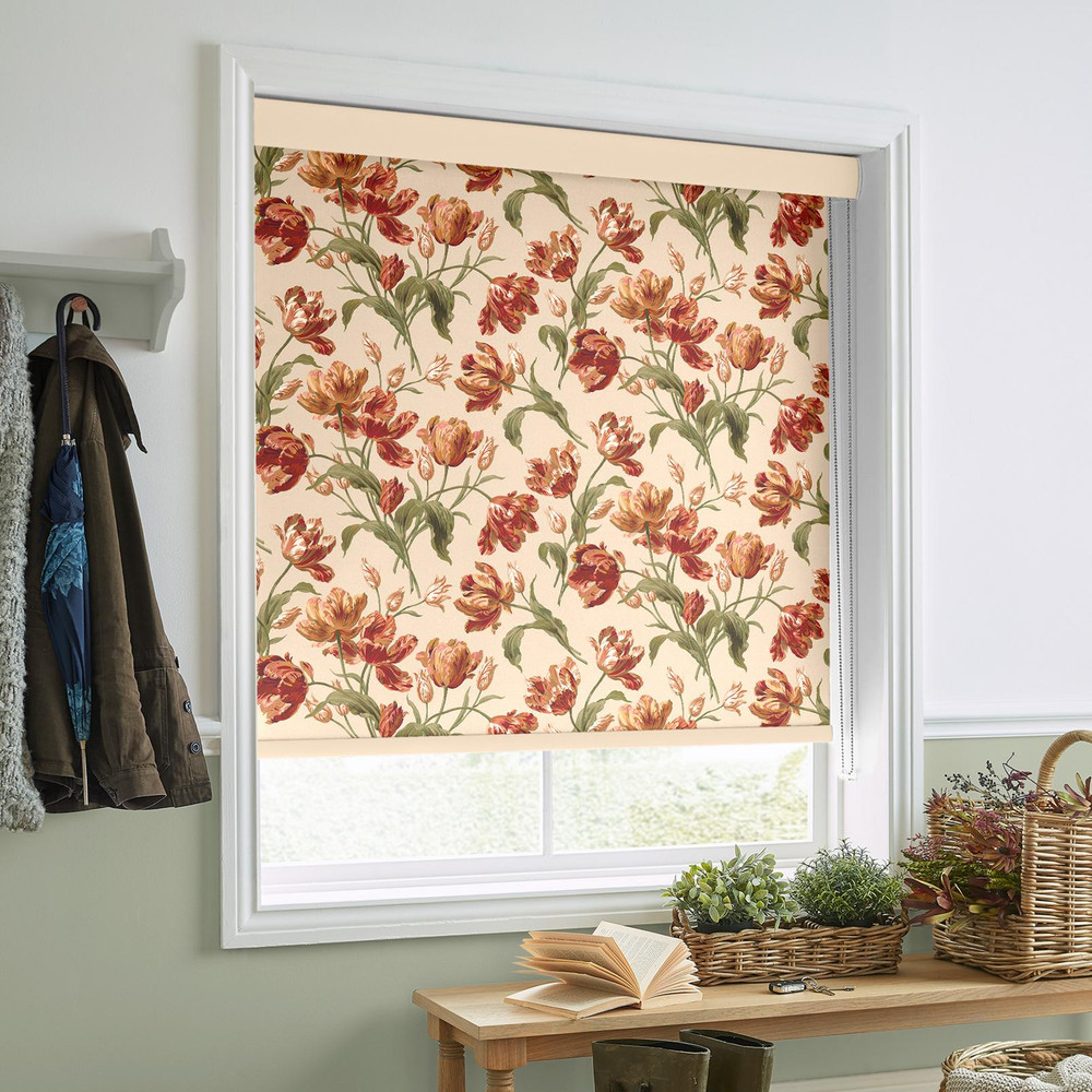 Gosford Cranberry Roller Blind by Laura Ashley - 130683rol_ROOMSET_02.jpg