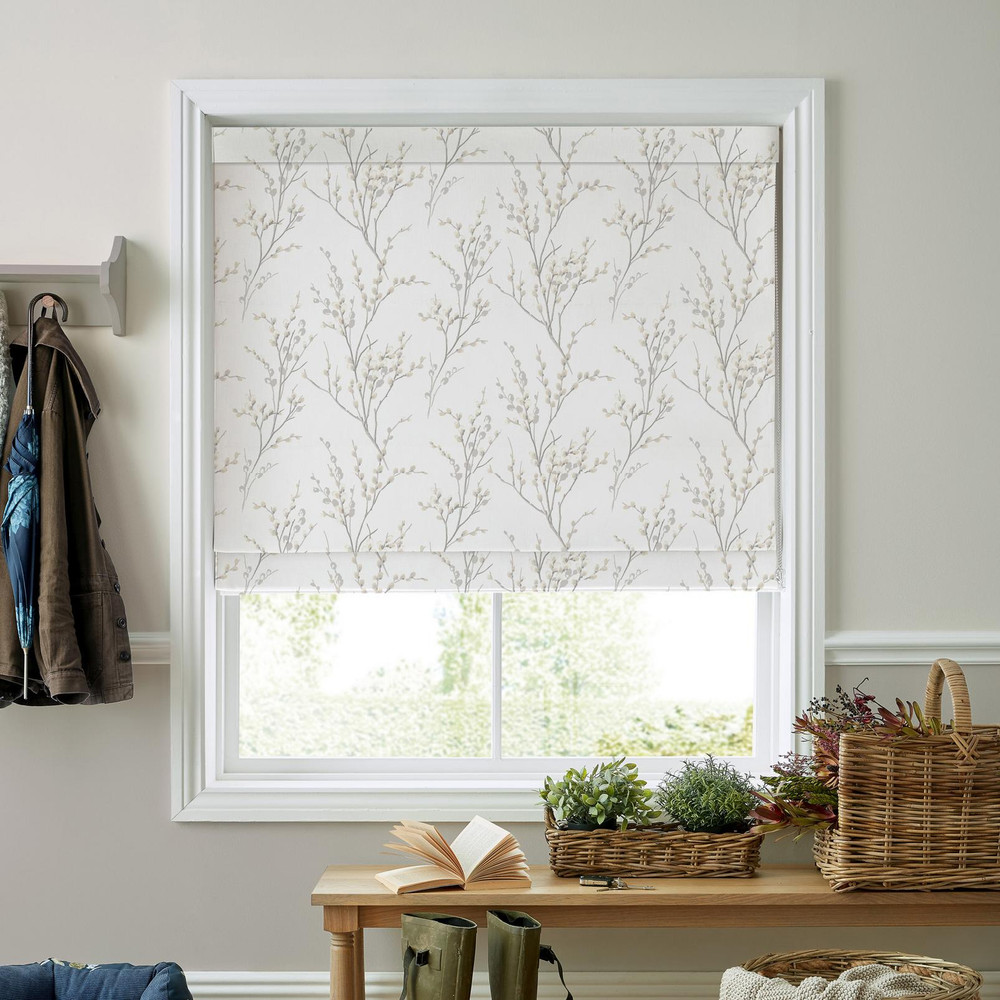 Pussy Willow Dove Grey Roman Blind by Laura Ashley - 130713rom_ROOMSET_01.jpg