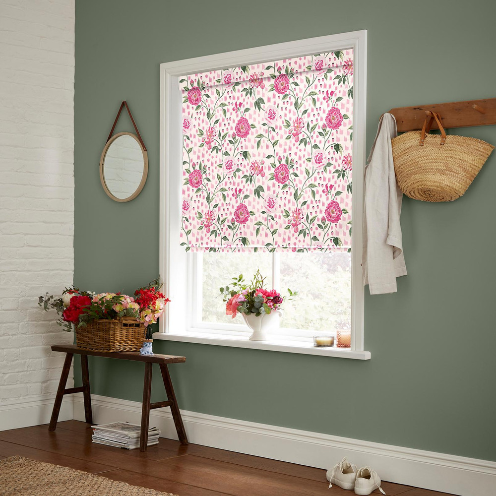 Tea Rose Pink Roman Blind by Cath Kidston - 131011rom_ROOMSET_02.jpg