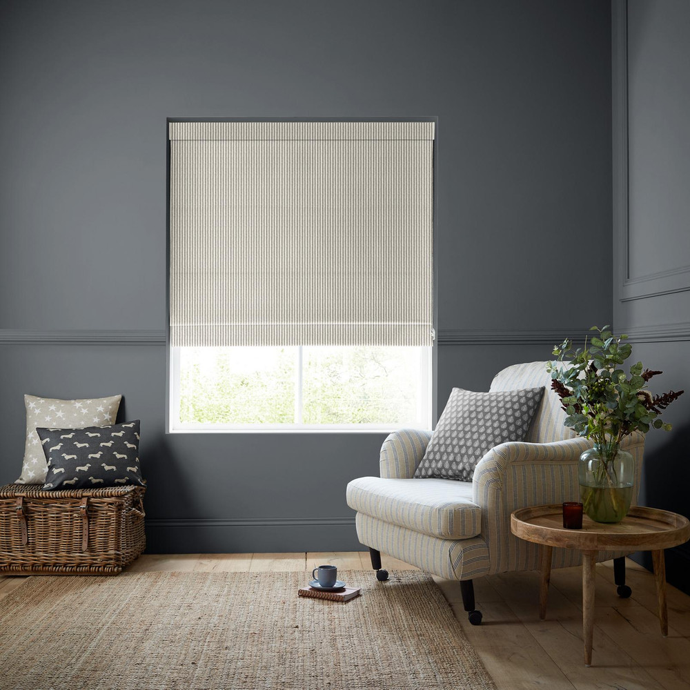 Oscar Stripe Smoke Roman Blind by Emily Bond - 130629rom_ROOMSET_01.jpg