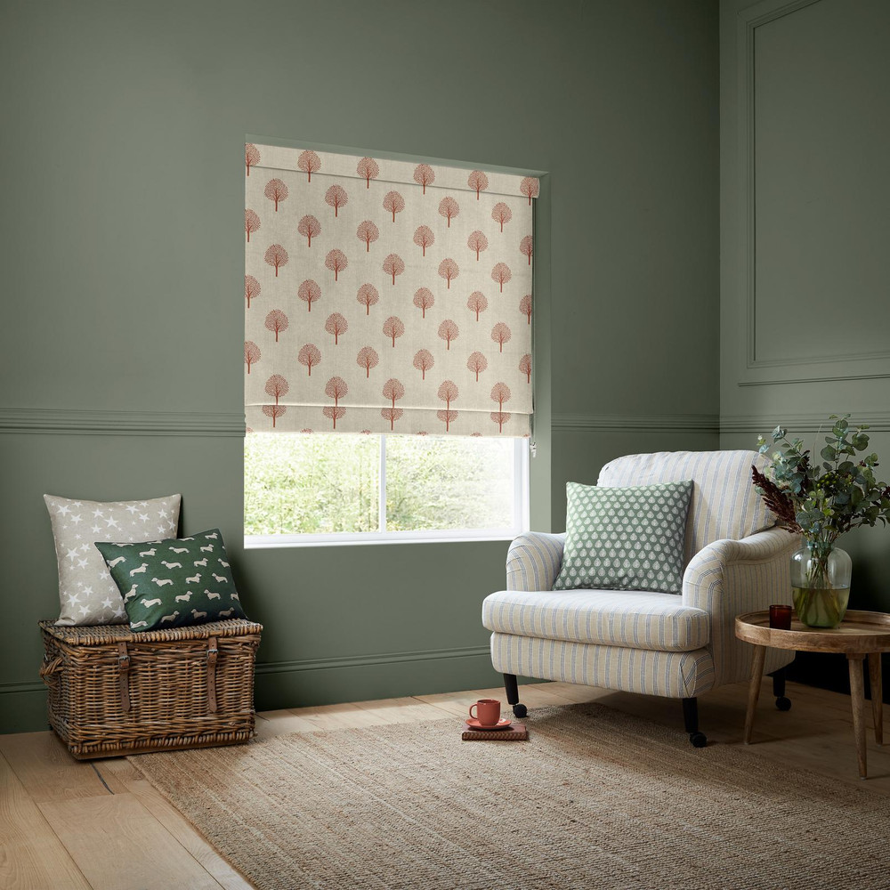 Yew Tree Rust Roman Blind by Emily Bond - 130650rom_ROOMSET_01.jpg
