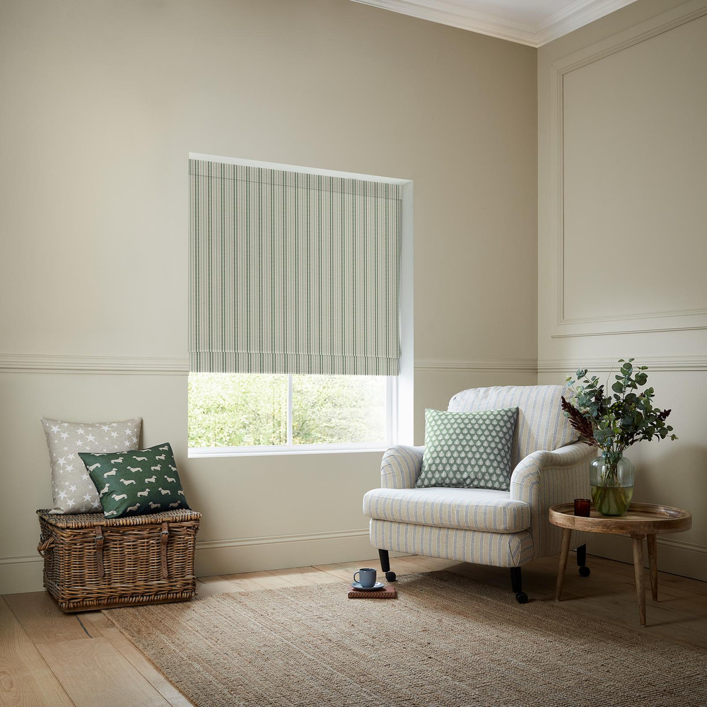Cornish Stripe Fern Roman Blind by Emily Bond - 131030rom_ROOMSET_02.jpg