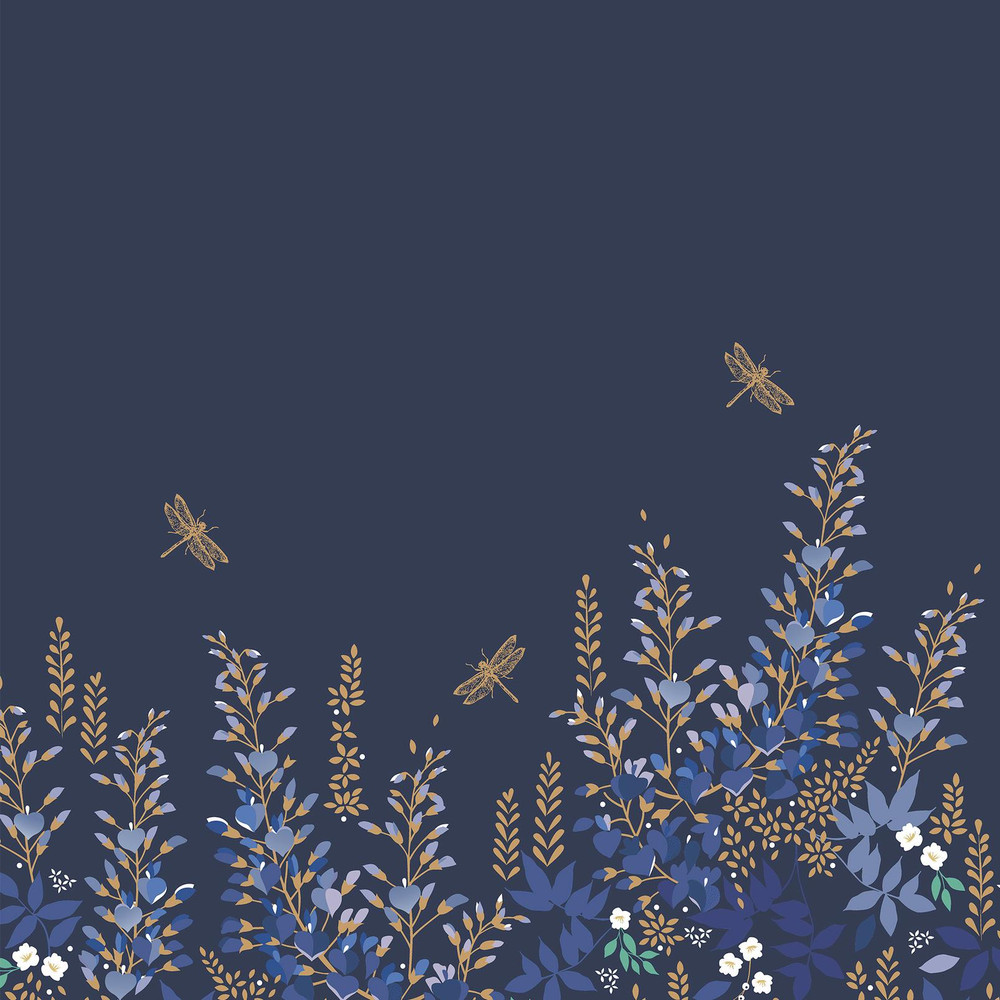Wisteria Navy Roman Blind - 131160rom_DETAIL_01.jpg
