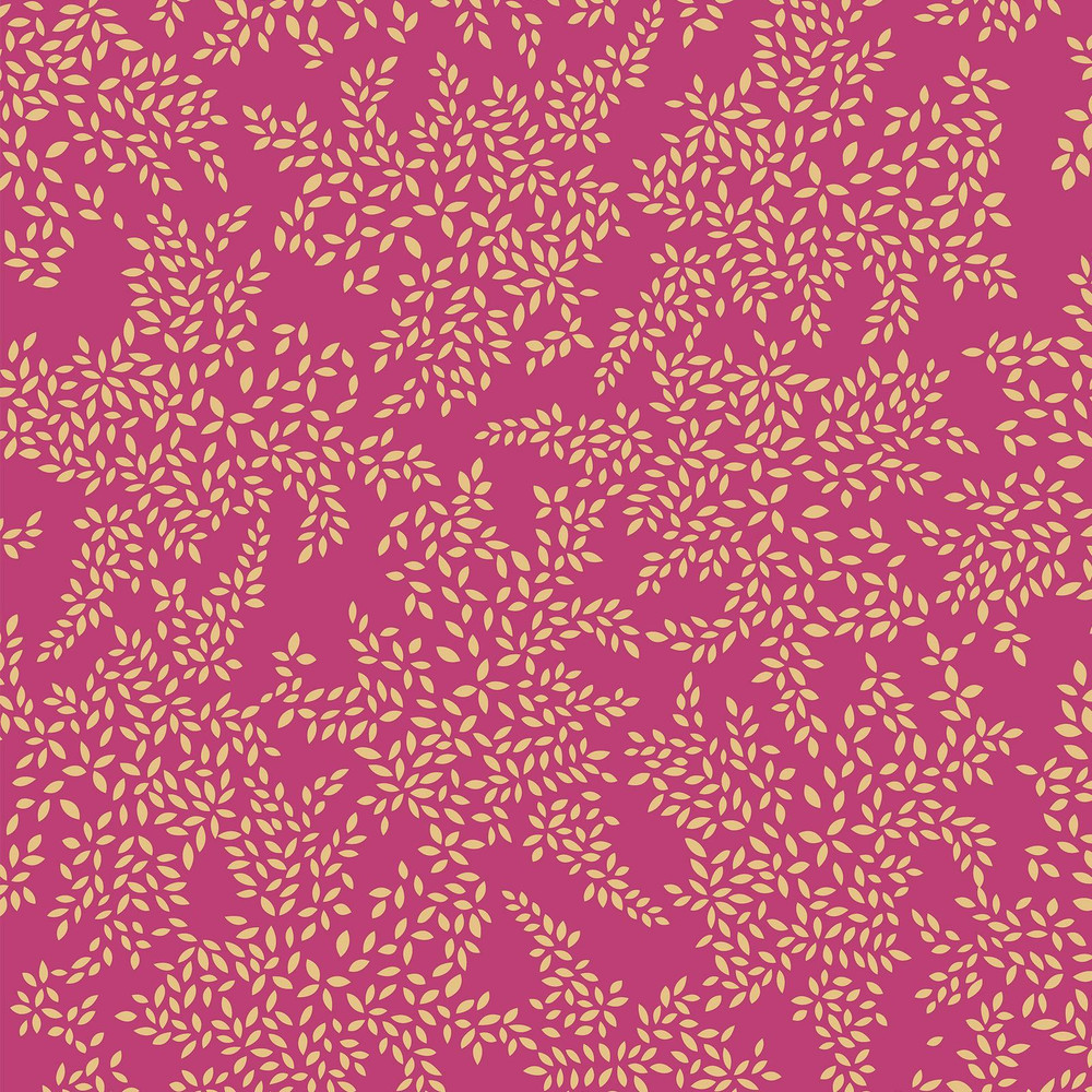 Little Leaves Fuchsia Roman Blind - 131120rom_DETAIL_01.jpg