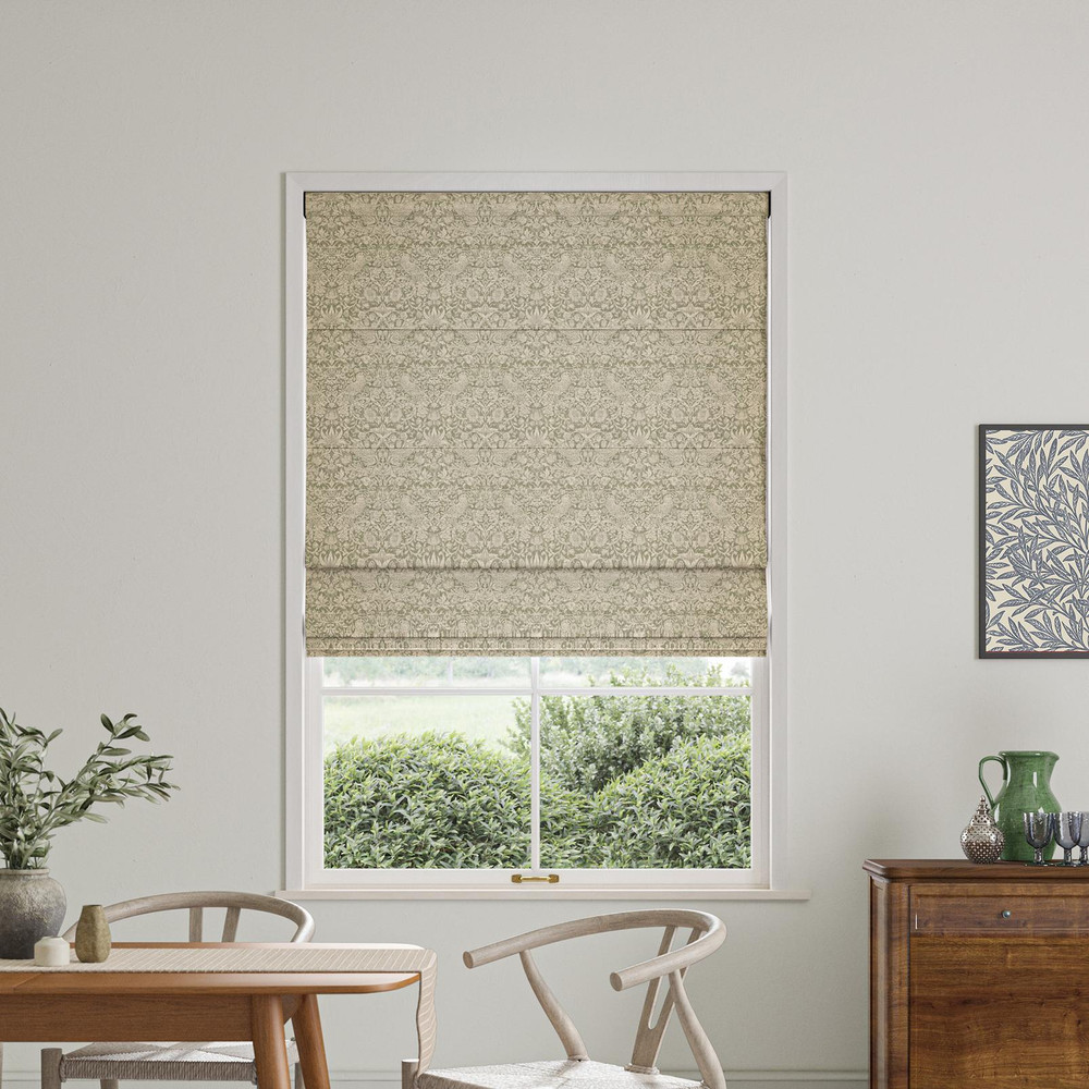 Strawberry Thief Woven Sage Roman Blind by William Morris At Home - 130892rom_ROOMSET_01.jpg