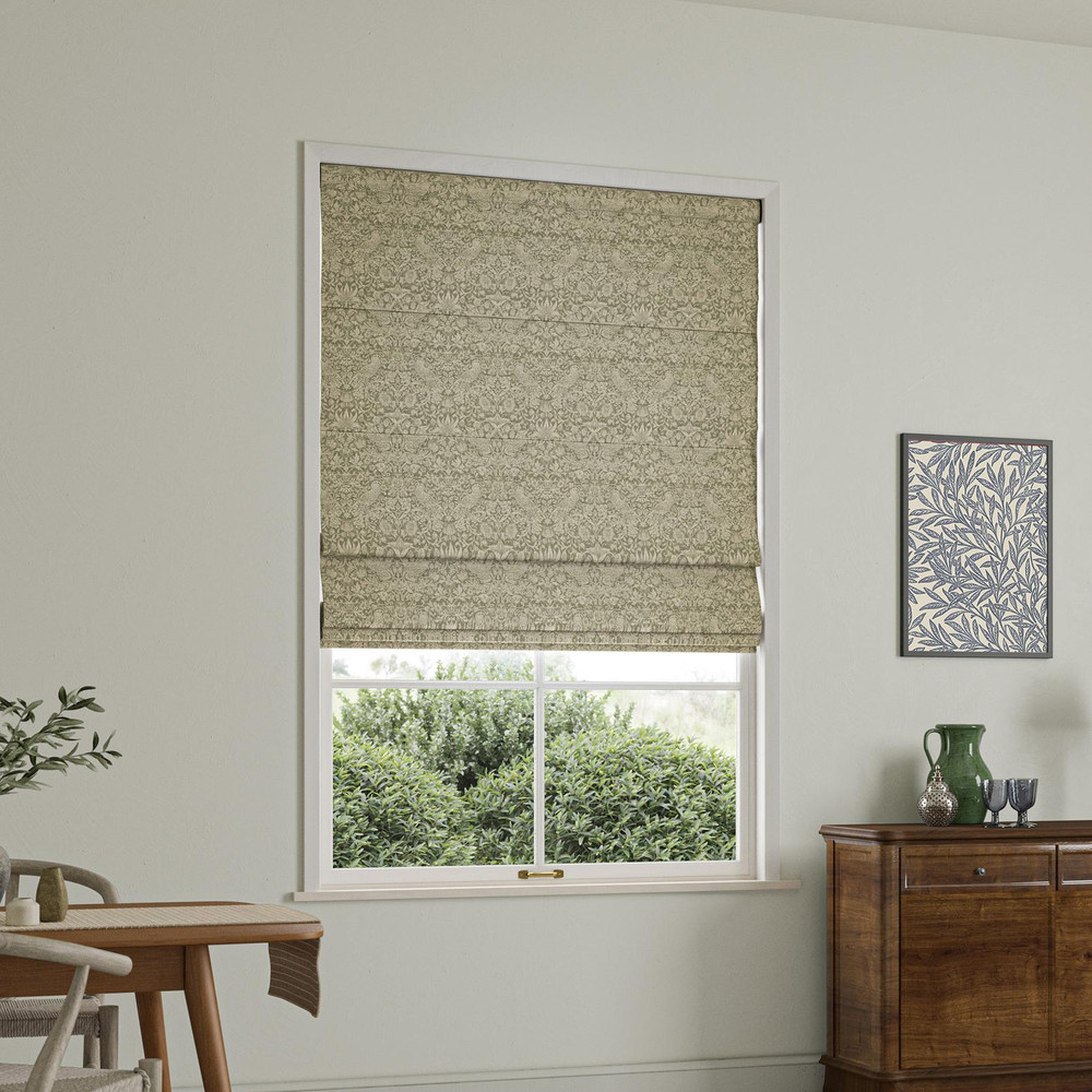 Strawberry Thief Woven Sage Roman Blind by William Morris At Home - 130892rom_ROOMSET_02.jpg