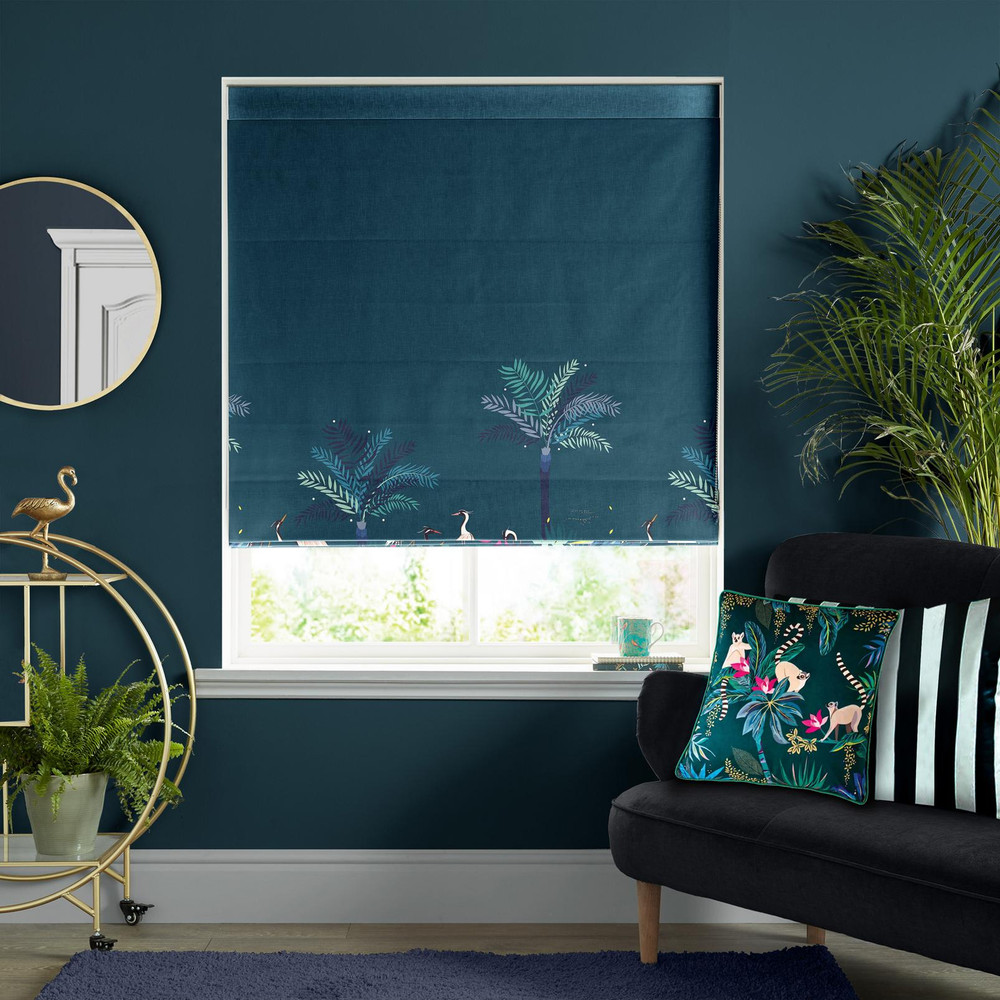 Heron Border Roman Blind by Sara Miller - 131092rom_ROOMSET_01.jpg