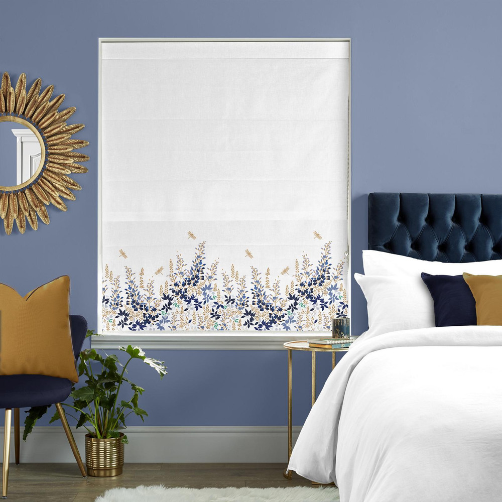 Wisteria White Roman Blind by Sara Miller - 131164rom_ROOMSET_02.jpg