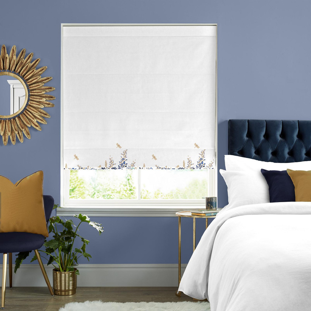 Wisteria White Roman Blind by Sara Miller - 131164rom_ROOMSET_01.jpg
