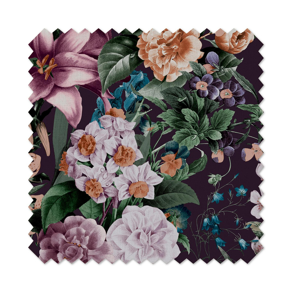 Glasshouse Flora Amethyst Roman Blind - 116281rom_DETAIL_01.jpg