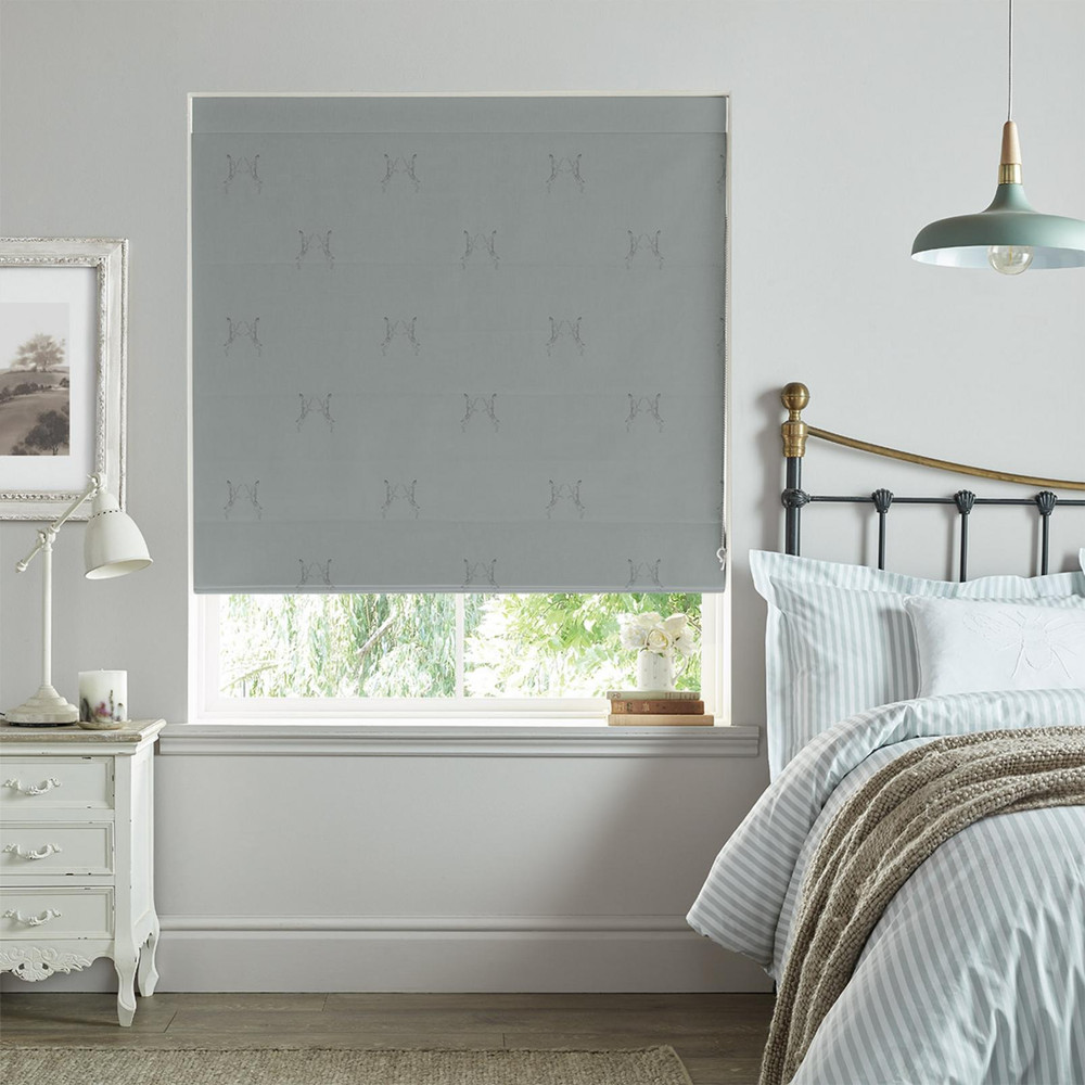 Boxing Hares Deep Duck Egg Roman Blind - 131189rom_ROOMSET_01.jpg