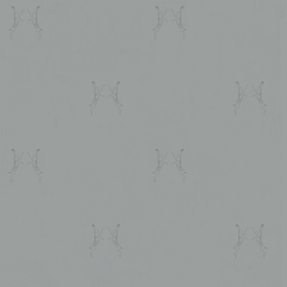 Boxing Hares Deep Duck Egg Roman Blind by Sophie Allport - 131189rom_DETAIL_01.jpg